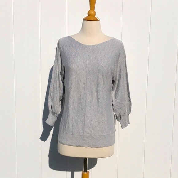 NWT Max Studio Light Gray Sweater - Picture 1 of 15